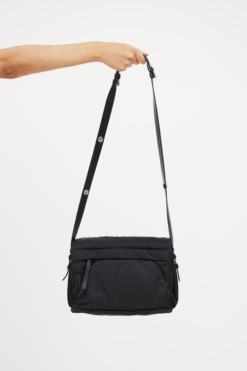 Padded Re-Nylon Shoulder Bag