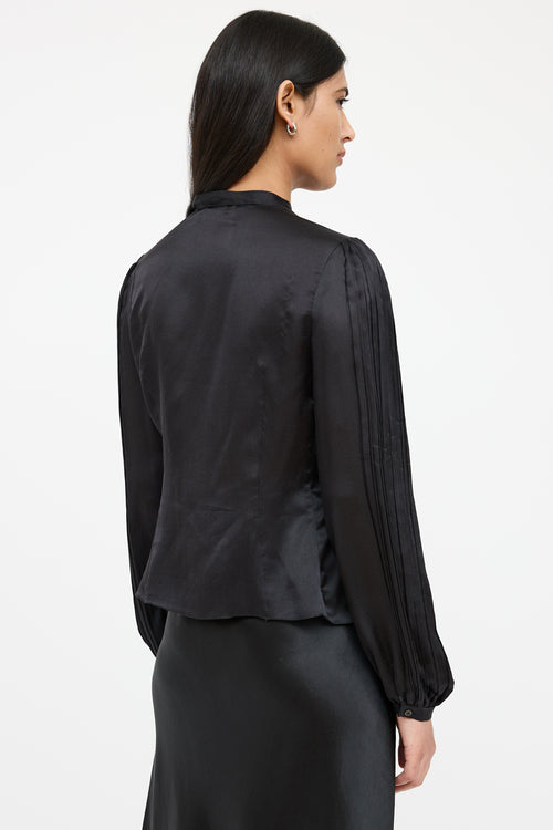 Prada Silk 2006 Bow Blouse