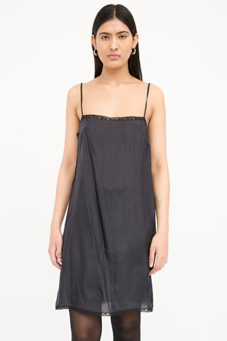 Prada Lace Trim Slip Dress