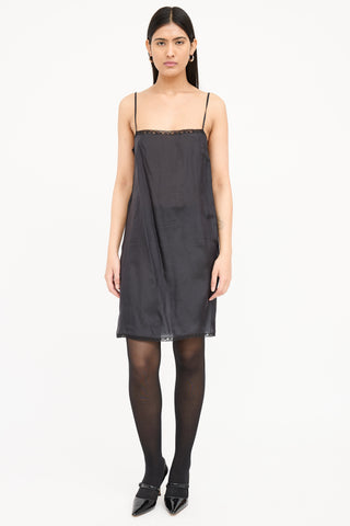 Prada Lace Trim Slip Dress