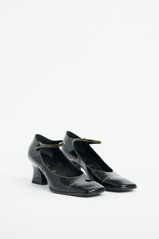 FW 2001 Black Patent Mary Jane Pump