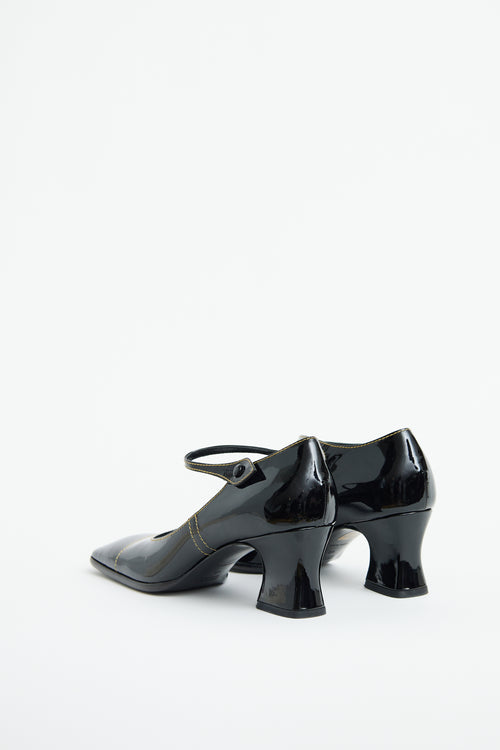 FW 2001 Black Patent Mary Jane Pump