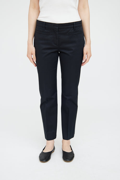 Prada Black Straight Leg Pant