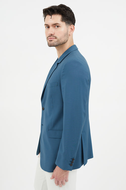 Prada Blue Wool Blazer