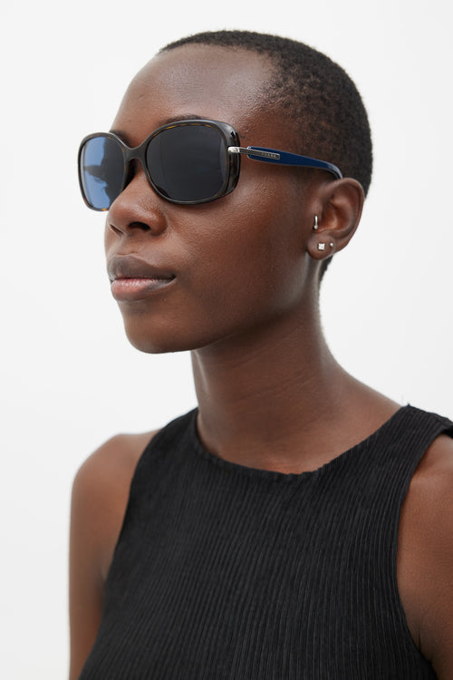 Prada Brown 
Blue Conceptual 2AU-1V1 Sunglasses