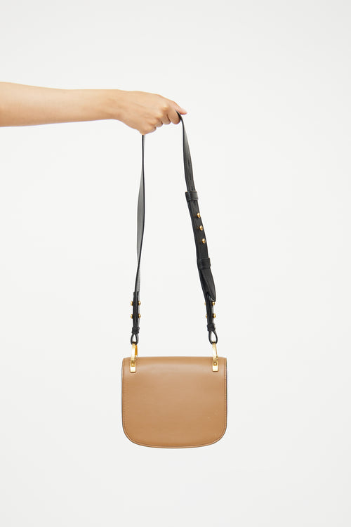 Prada Brown 
Black Pionniere Saddle Bag