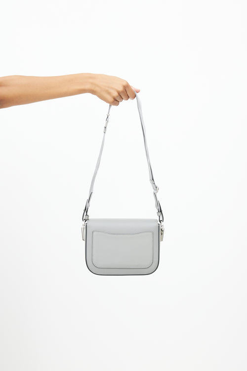 Prada Grey Saffiano Identity Bag