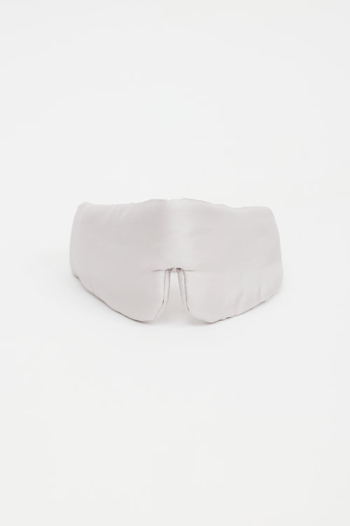 Prada Grey Sleeping Mask 
Pouch