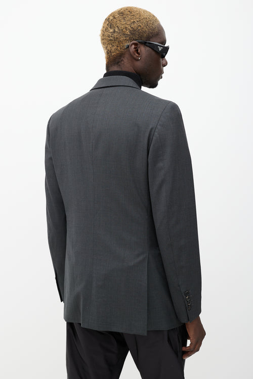 Prada Grey Wool Blazer