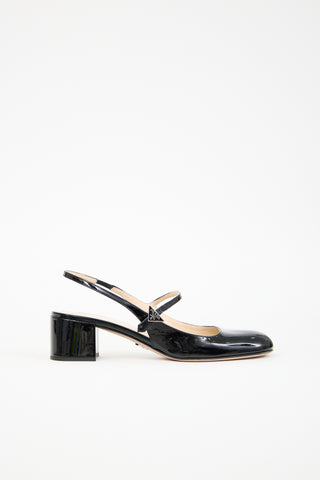 Prada Patent Leather Mary Jane Heel