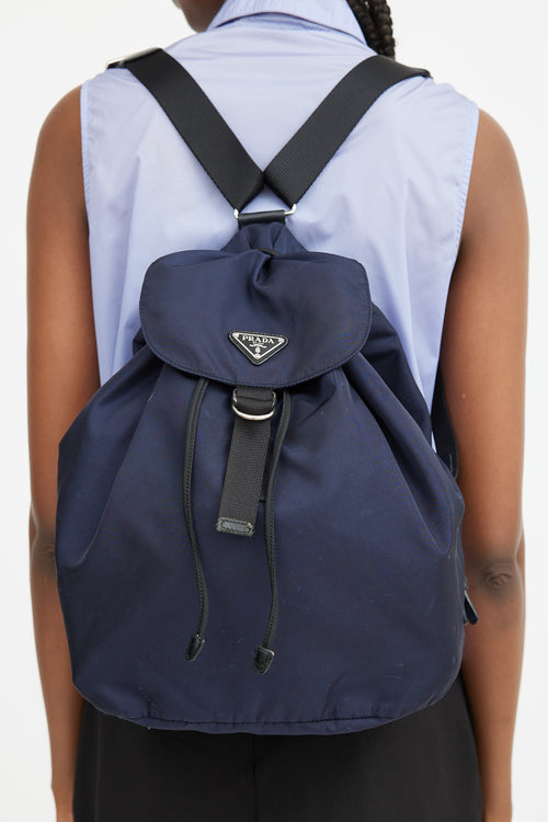 Nylon Drawstring Backpack