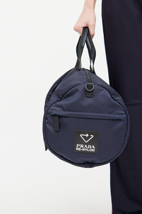 Navy Re-Nylon Marine Duffle Bag