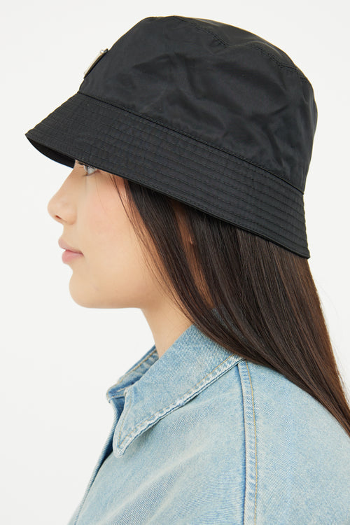 Prada Black Re-Nylon Bucket Hat