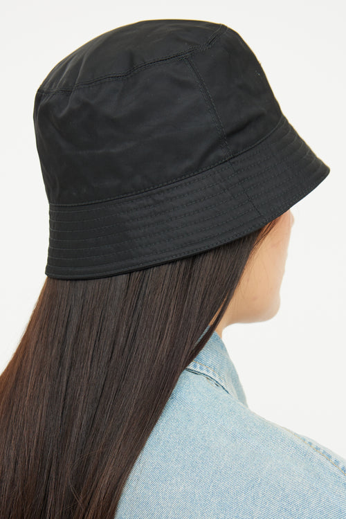 Prada Black Re-Nylon Bucket Hat