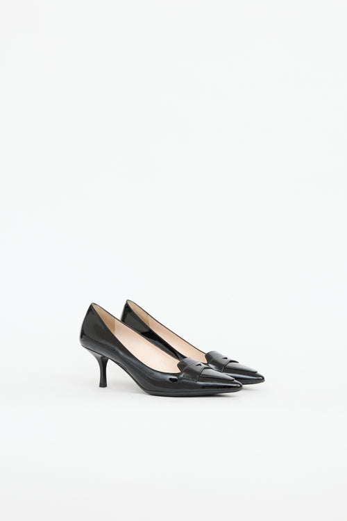 Prada Patent Loafer Pump