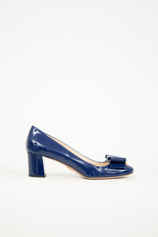 Prada Patent Bow Pump