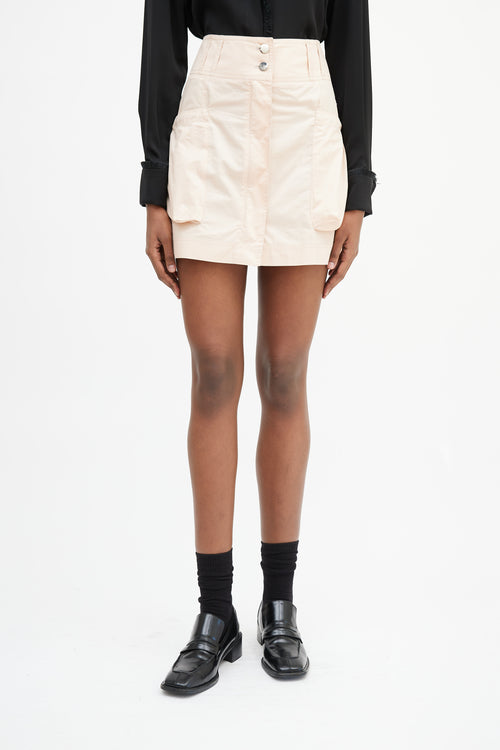 Prada Pink Cargo Mini Skirt