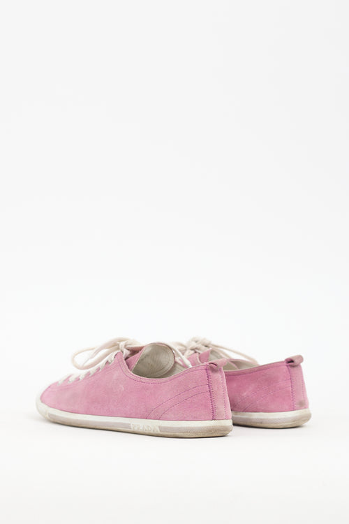 Prada Sport Purple Suede Sneaker