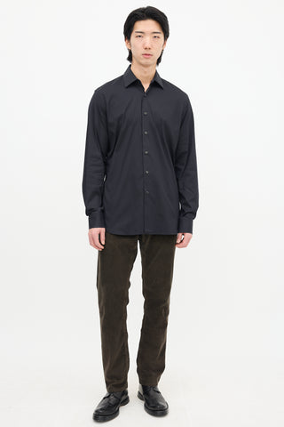 Prada Straight Collar Shirt