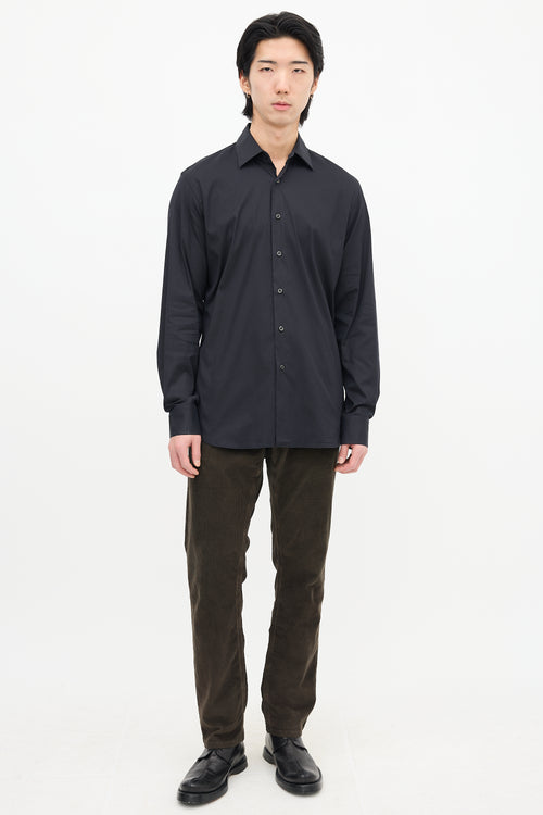 Prada Straight Collar Shirt