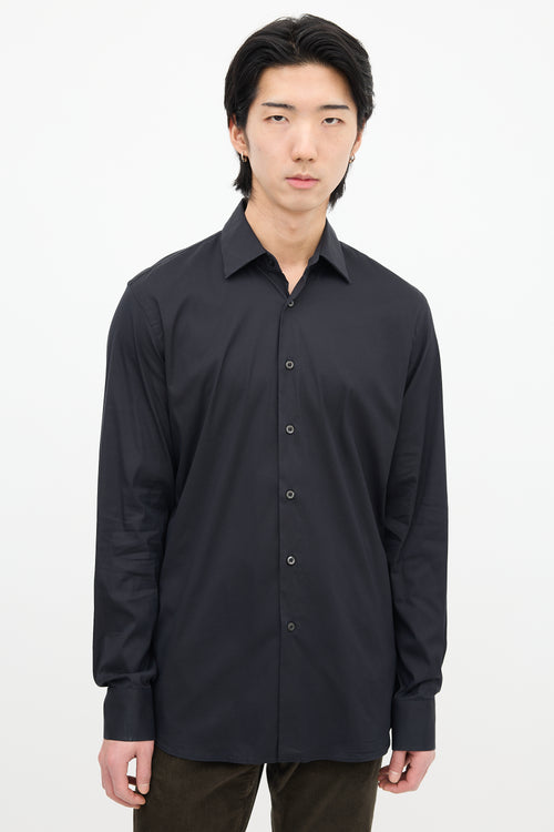 Prada Straight Collar Shirt