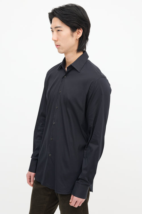 Prada Straight Collar Shirt