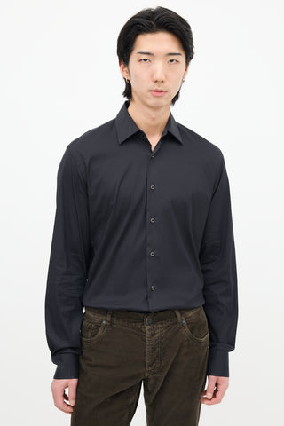 Prada Straight Collar Shirt