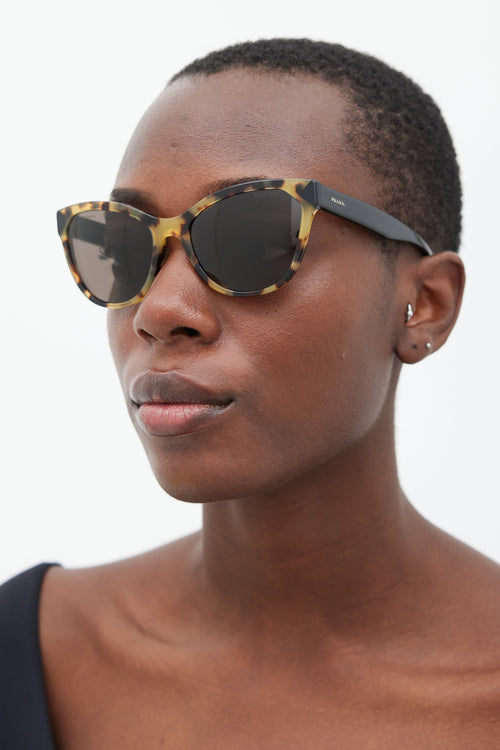 Prada Tortoise Cat Eye Sunglasses