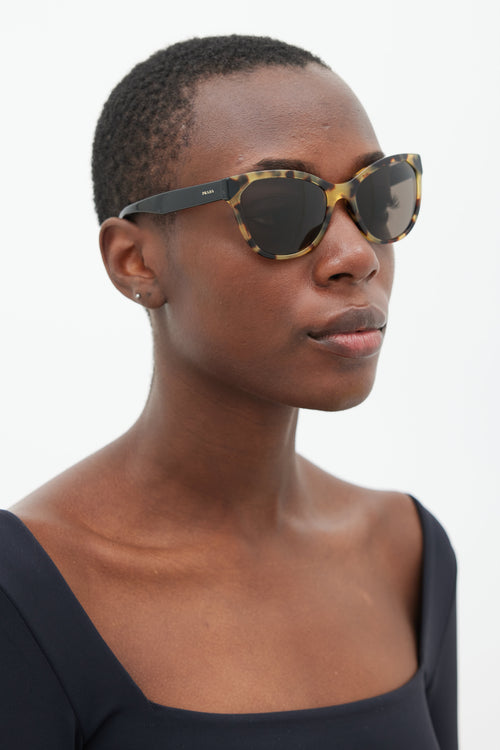 Prada Tortoise Cat Eye Sunglasses