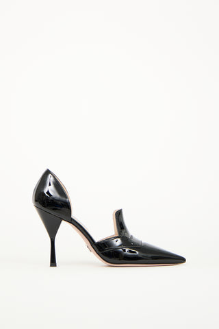 Prada Black Patent D
Orsay Heel