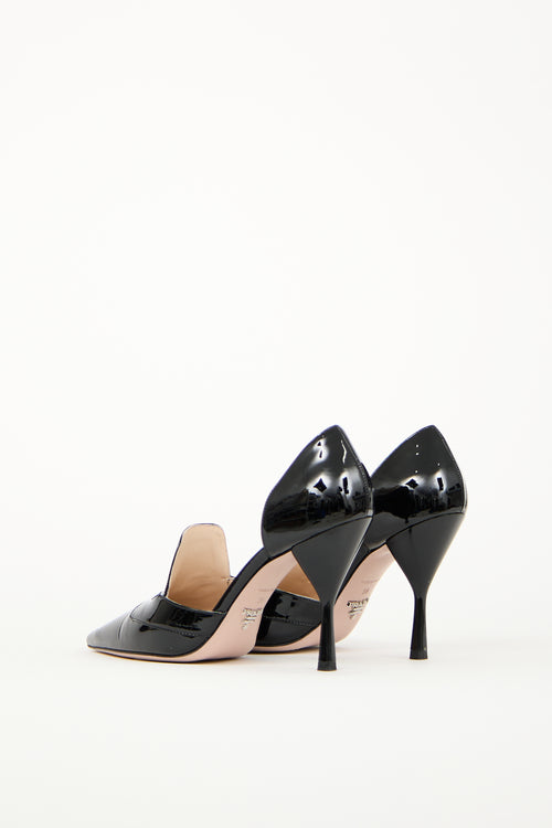 Prada Black Patent D
Orsay Heel