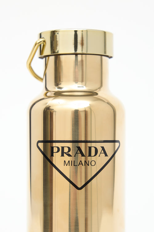 Prada Gold Borraccia Thermal Water Bottle