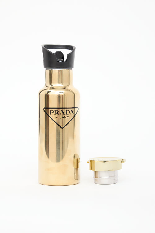 Prada Gold Borraccia Thermal Water Bottle