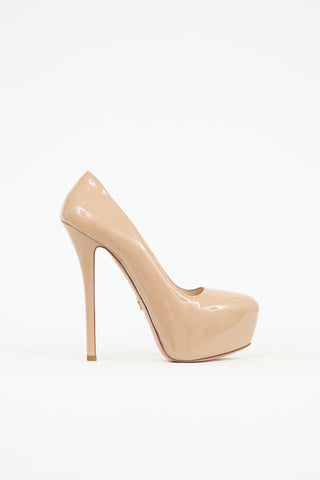 Prada Patent Leather Platform Pump