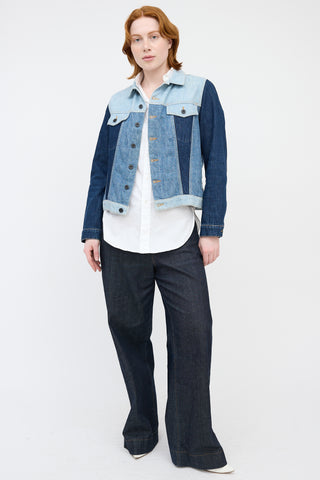 Proenza Schouler Patchwork Denim Jacket