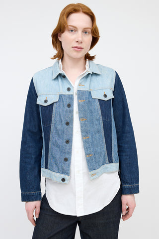 Proenza Schouler Patchwork Denim Jacket