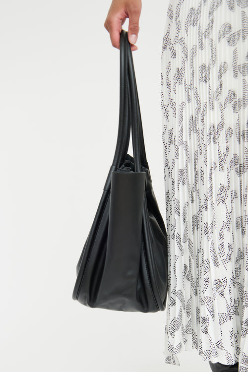 Proenza Schouler Black Large Ruched Tote