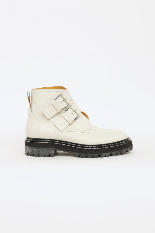 Proenza Schouler White Combat Boot