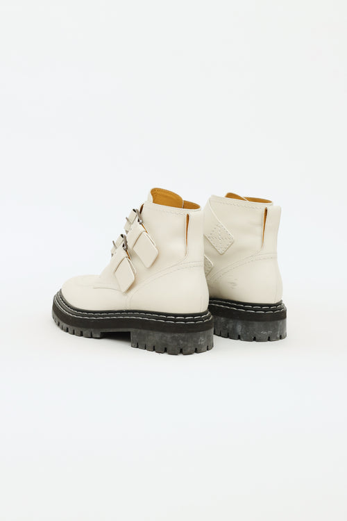 Proenza Schouler White Combat Boot