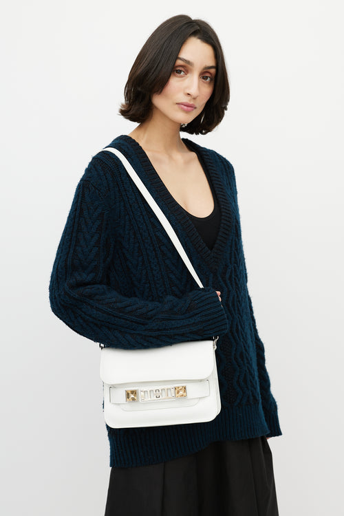 Proenza Schouler White Leather Mini PS11 Shoulder Bag