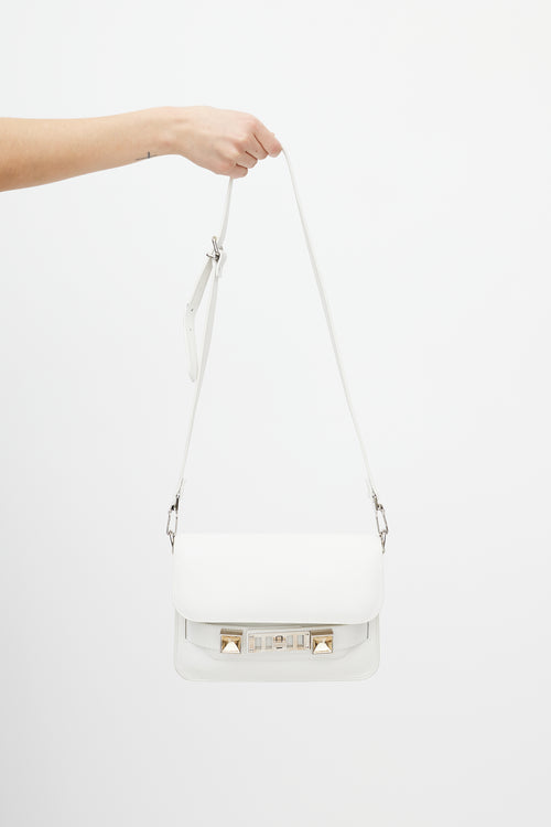 Proenza Schouler White Leather Mini PS11 Shoulder Bag