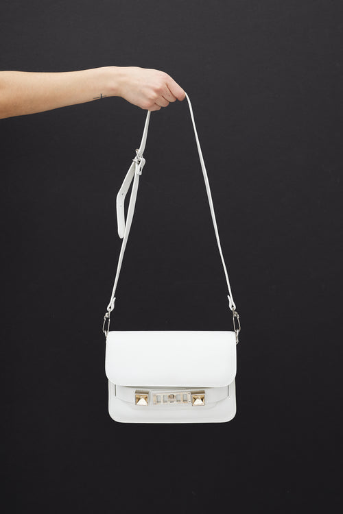 Proenza Schouler White Leather Mini PS11 Shoulder Bag