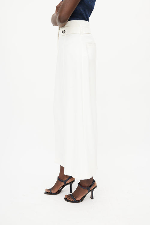 Proenza Schouler White Wide Leg Trouser