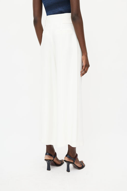 Proenza Schouler White Wide Leg Trouser