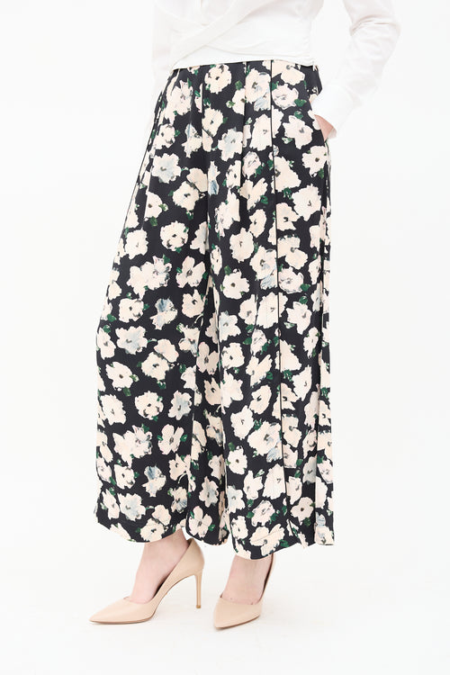 Proenza Schouler Floral Print Wide Leg Pants