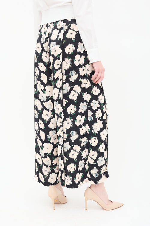 Proenza Schouler Floral Print Wide Leg Pants