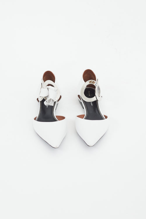 Proenza Schouler White 
Silver Grommet D
Orsay Flat