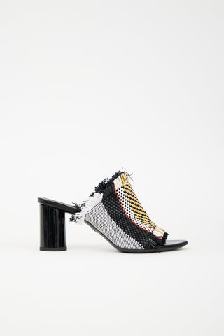 Proenza Schouler Woven Fringe Heel