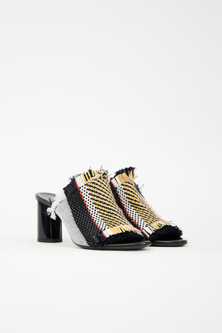 Proenza Schouler Woven Fringe Heel