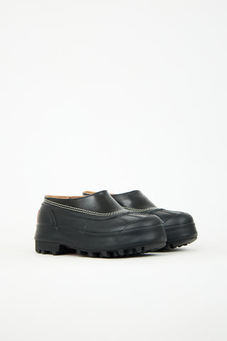 Proenza Schouler X Sorel Black Leather Caribou Mule